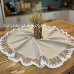 رومیزی گرد دورچین تور