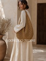 کیف حصیری چهار پایه
