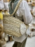 کیف حصیری برگ - Image 4